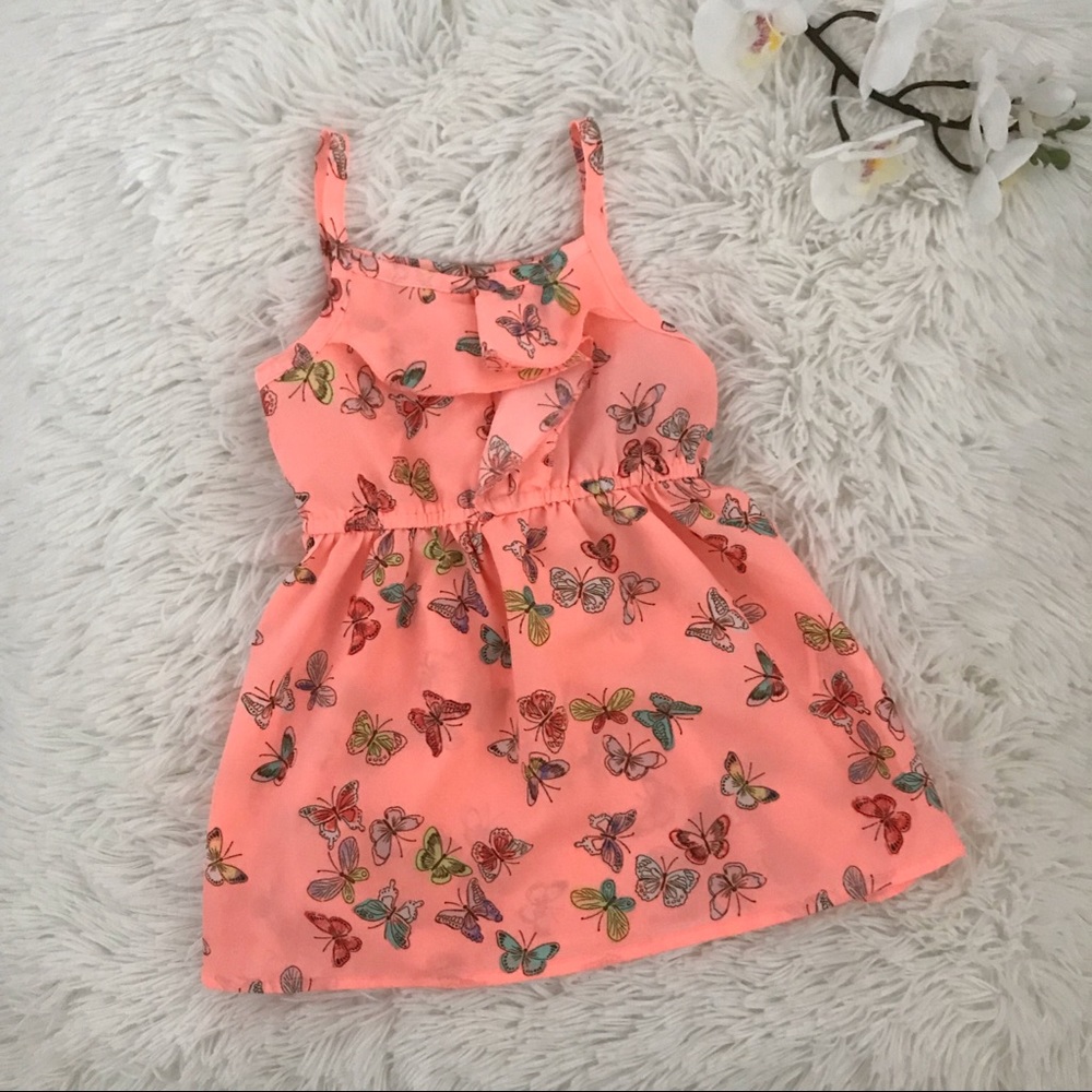 🦋 Cherokee Baby Girl Butterflies Summer Dress 🦋